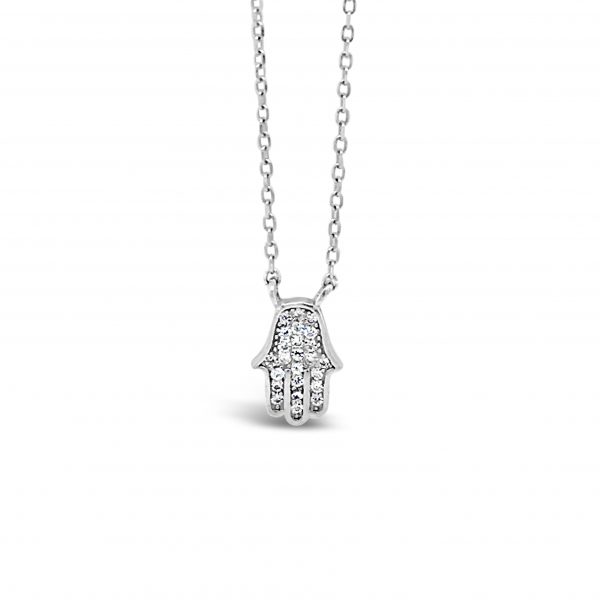 Absolute Sterling Silver Cubic Zirconia Pendant SP110SL