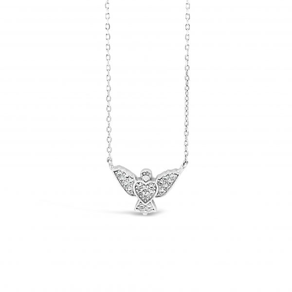 Absolute Sterling Silver Cubic Zirconia Pendant SP116SL