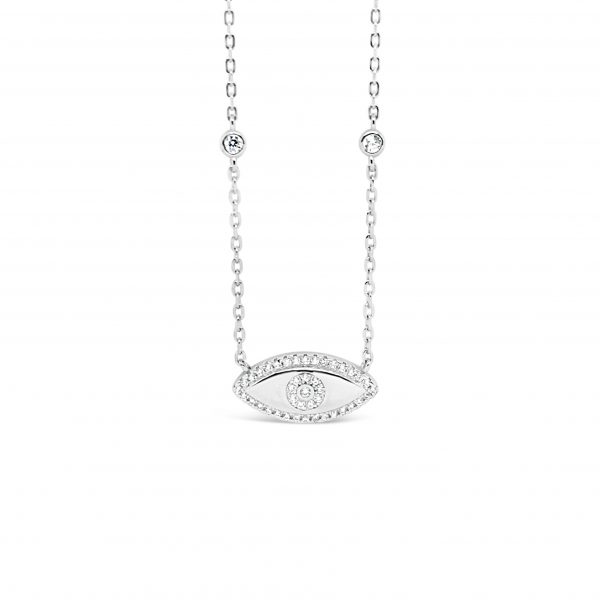 Absolute Sterling Silver Cubic Zirconia Pendant SP121SL