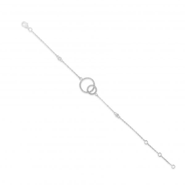 Absolute Sterling Silver Cubic Zirconia Bracelet SB132SL