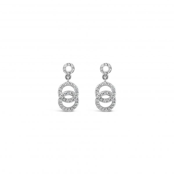 Absolute Sterling Silver Cubic Zirconia Earrings SE116SL