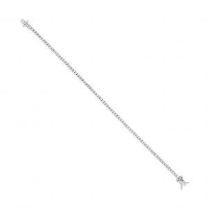 Absolute Sterling Silver Bracelet Claw Set Tennis Style SB143SL