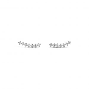 Absolute Sterling Silver Cubic Zirconia Earrings SE176SL