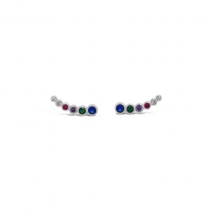 Absolute Sterling Silver Earrings SE188RB