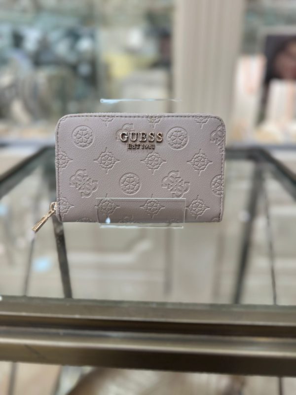 GUESS Phoebe 4G Peony Logo Wallet Taupe
