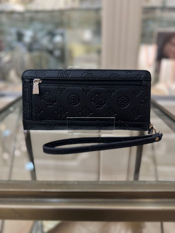 GUESS Phoebe Maxi Wallet 4G Logo Peony Black - Image 2