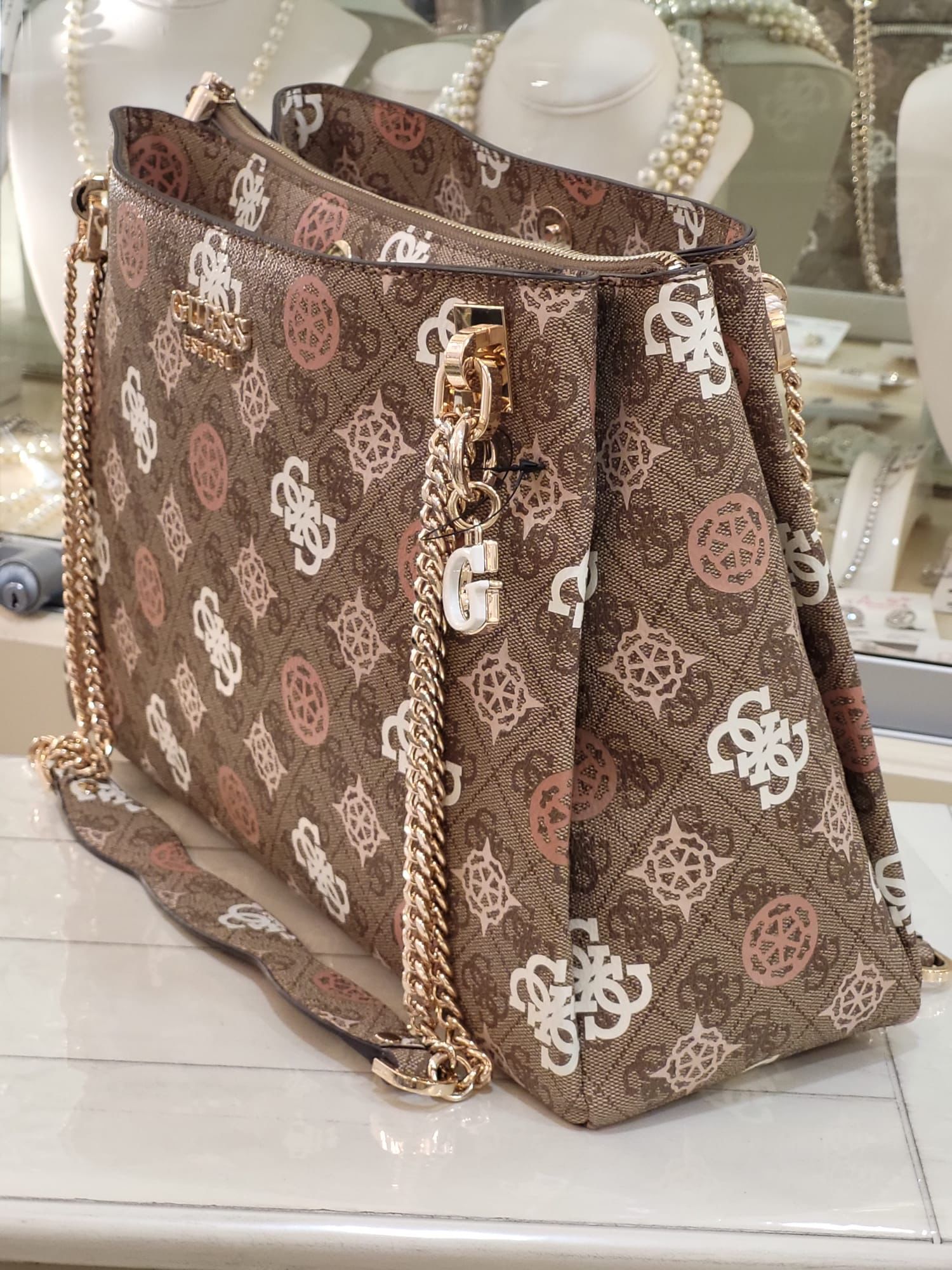 Mia logo crossbody clearance bag guess