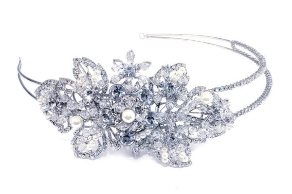 Pandora Pearl & Swarovski Crystal Headpiece