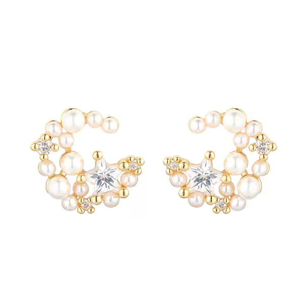 STELLA FAUX PEARL EARRINGS