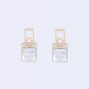 RECTANGULAR DROP EARRINGS