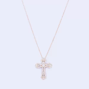 GOLD CROSS NECKLACE