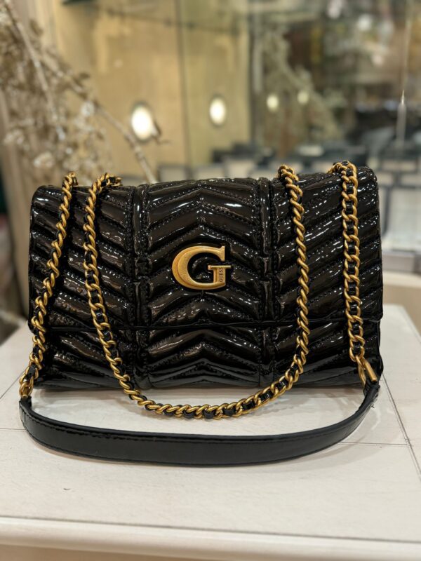 GUESS Lovide Crossbody Black Glossy