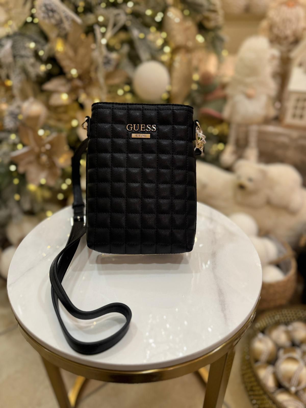 GUESS Nadira Travel Mini Crossbody Black