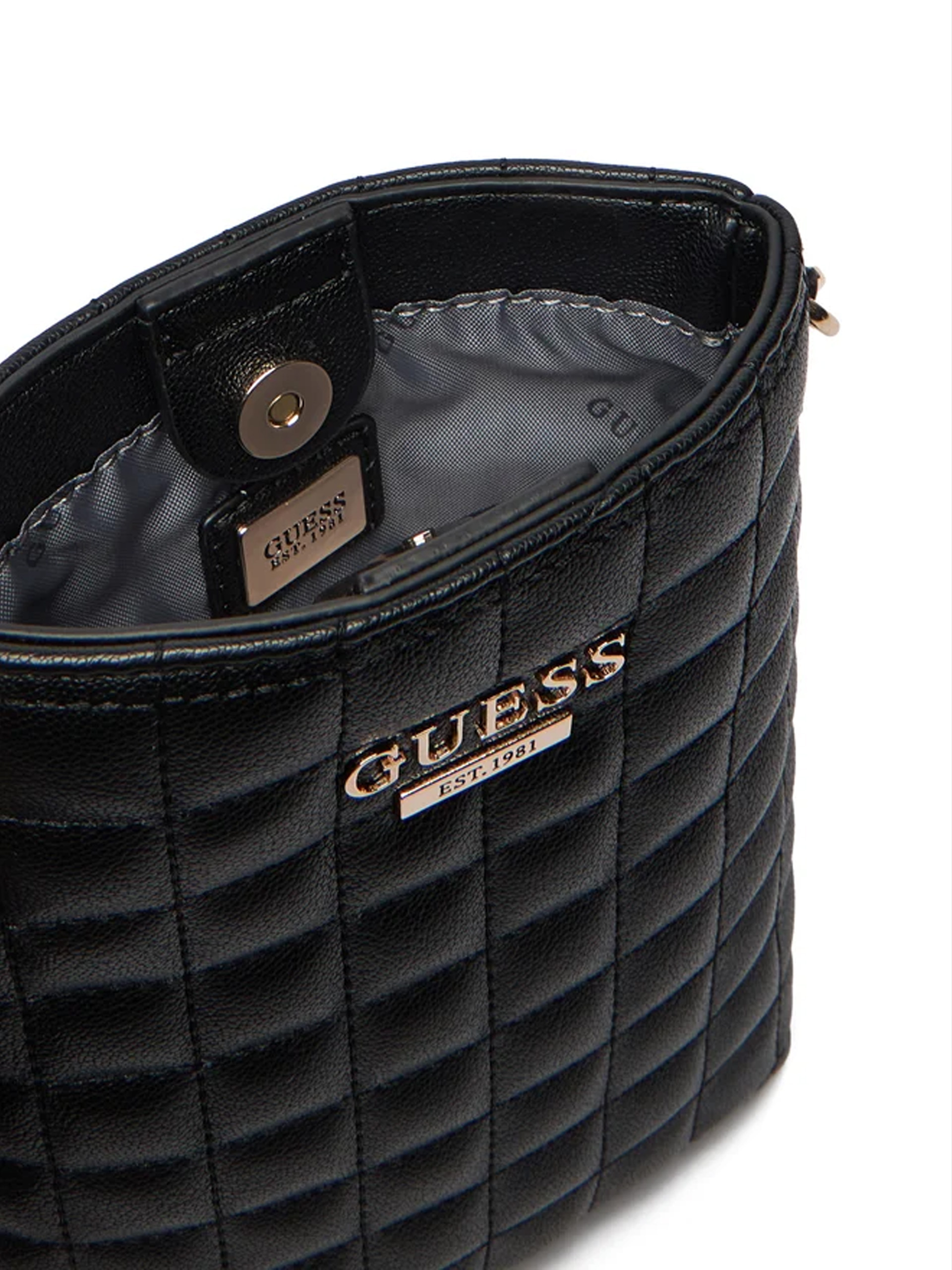 GUESS Nadira Travel Mini Crossbody Black - Image 4