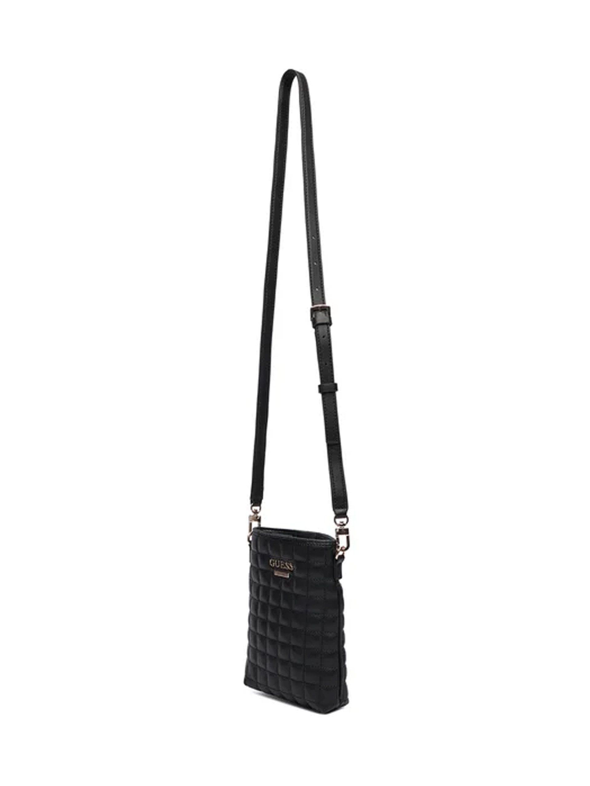 GUESS Nadira Travel Mini Crossbody Black - Image 5