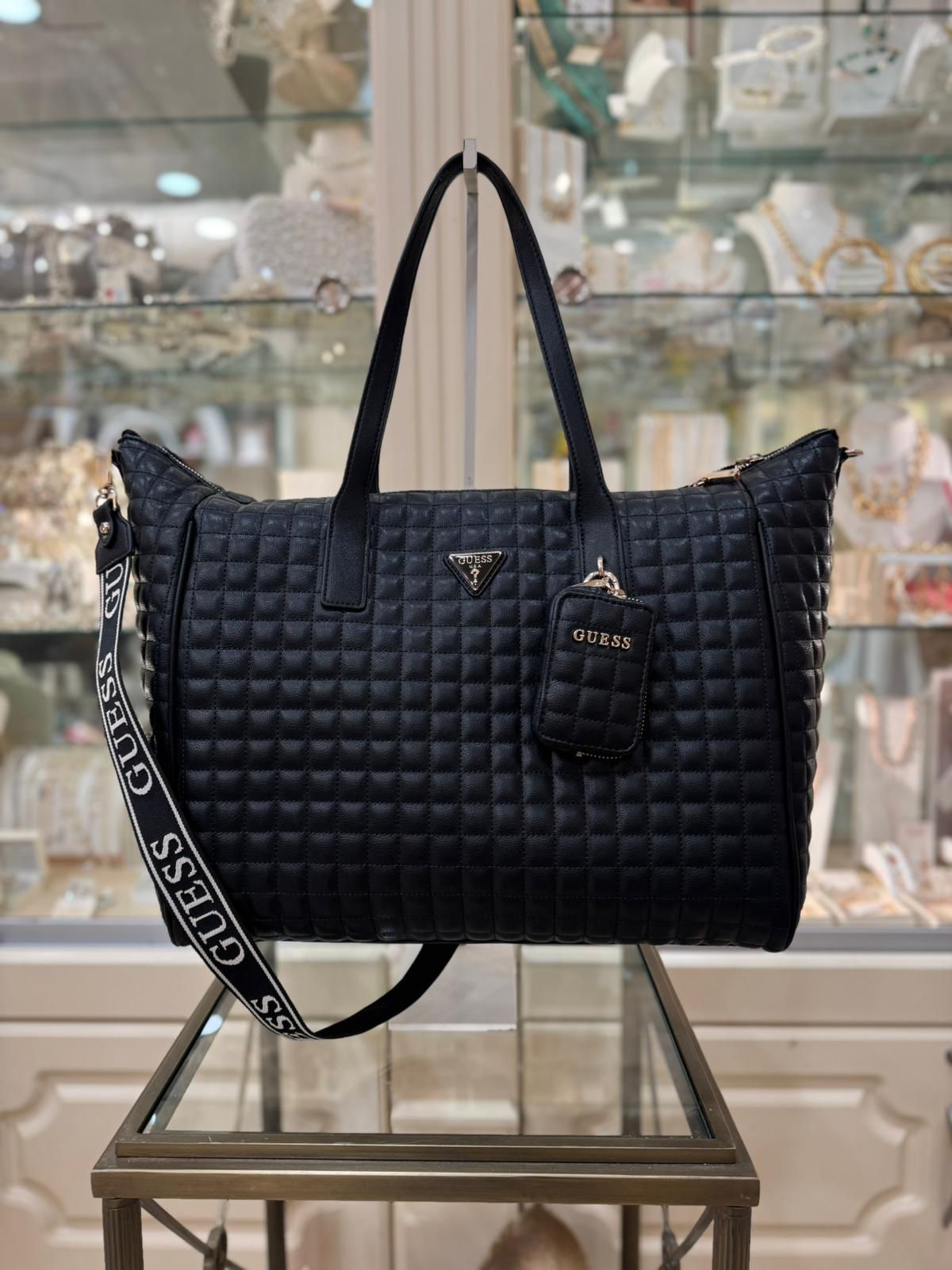 GUESS Nadira Travel Shopper Black