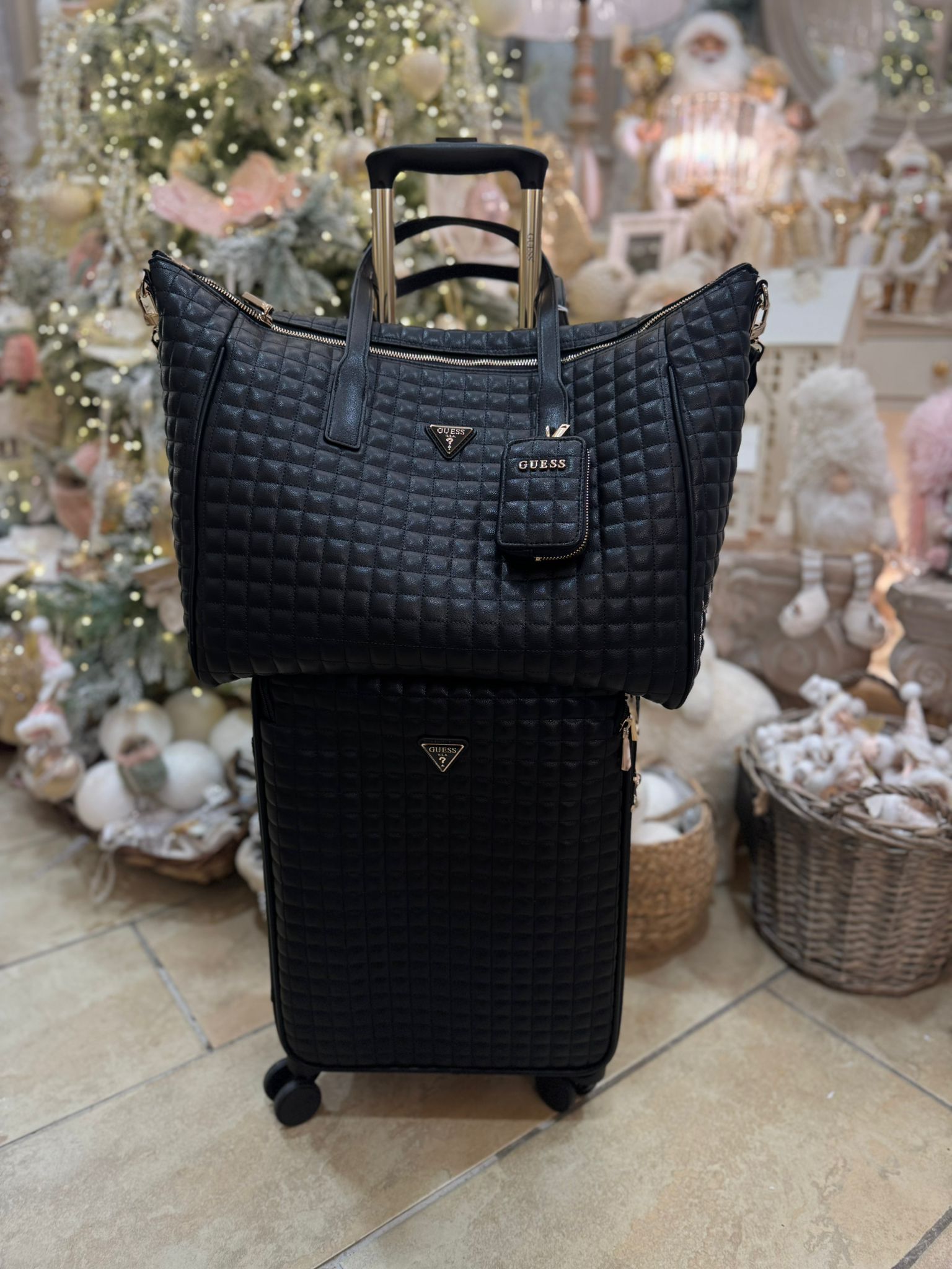 GUESS Nadira Travel Shopper Black - Image 5