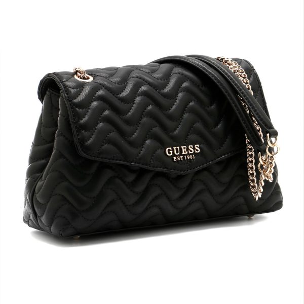 GUESS Melisandra Convertible Xbody Flap Black - Image 6