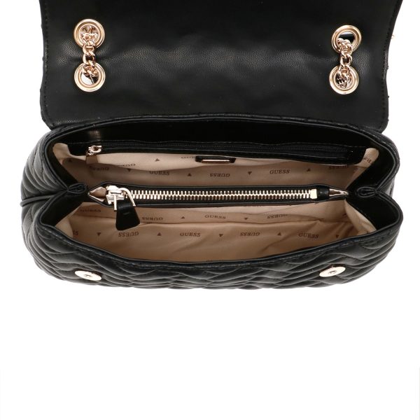GUESS Melisandra Convertible Xbody Flap Black - Image 3