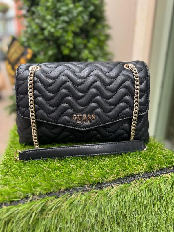 GUESS Melisandra Convertible Xbody Flap Black