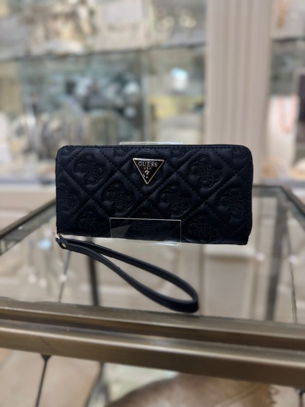 GUESS Adelasia 4G Logo Maxi Wallet Black