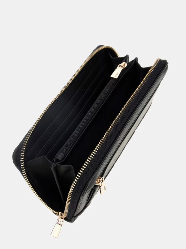 GUESS Adelasia 4G Logo Maxi Wallet Black - Image 3