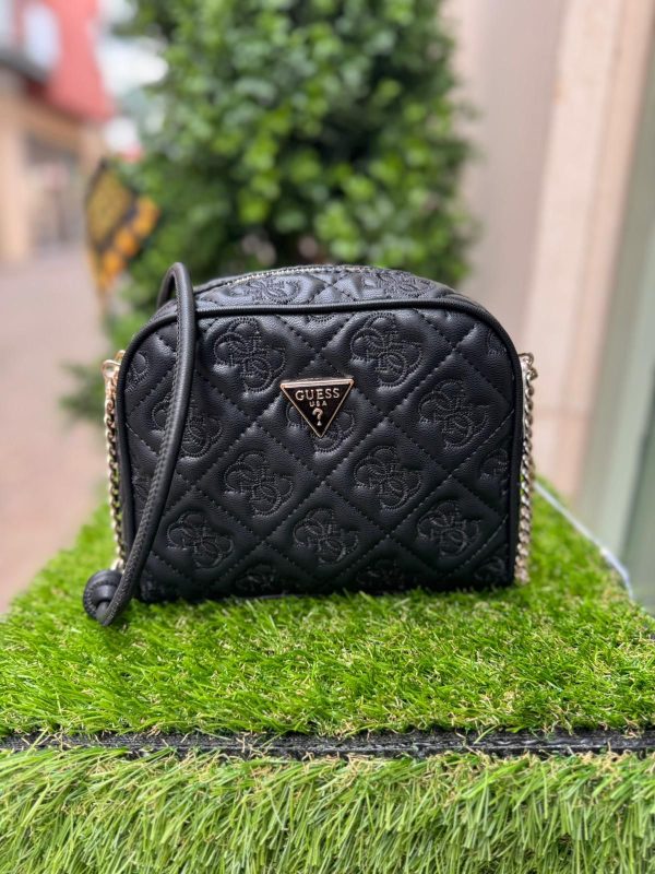 GUESS Adelasia Mini Crossbody Bag 4G logo Black