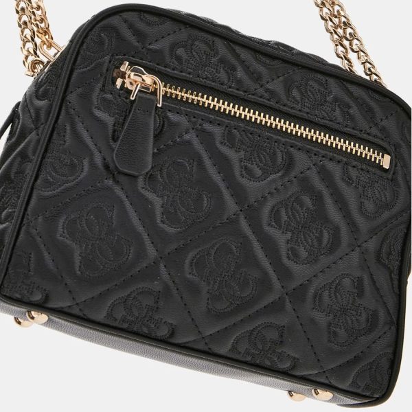 GUESS Adelasia Mini Crossbody Bag 4G logo Black - Image 4