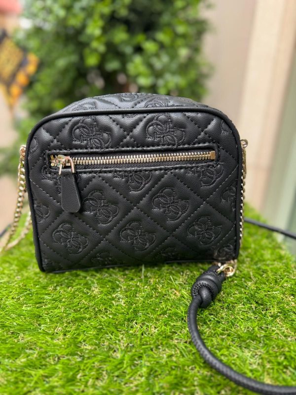 GUESS Adelasia Mini Crossbody Bag 4G logo Black - Image 3