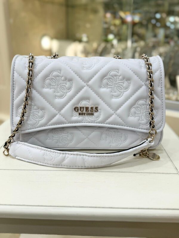 GUESS Marieke Handbag White