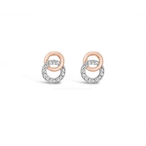 ABSOLUTE E1104MX ROSE GOLD MIX EARRINGS
