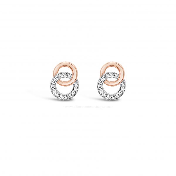ABSOLUTE E1104MX ROSE GOLD MIX EARRINGS
