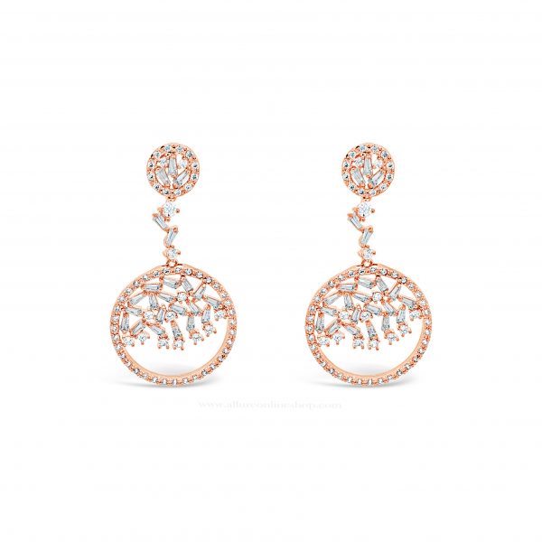 ABSOLUTE E2031RS ROSE GOLD EARRINGS