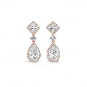 ABSOLUTE E2037RS ROSE GOLD EARRINGS