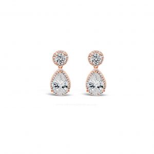 ABSOLUTE E2048RS ROSE GOLD EARRINGS