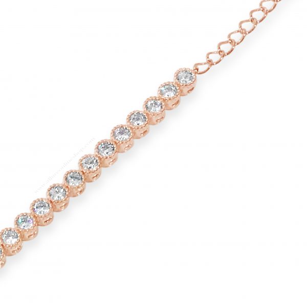 Jewel by Absolute JB201RS Rose Gold Bracelet - Image 4