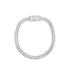 ABSOLUTE SALE SLIM SILVER PLATED BRACELET SBB2060SL