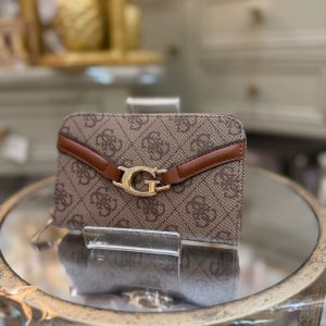 GUESS Dea Wallet Latte Logo