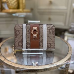 GUESS Erenia Wallet Latte Logo