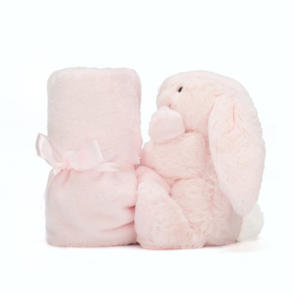 JellyCat Bashful Pink Bunny Soother - Image 3