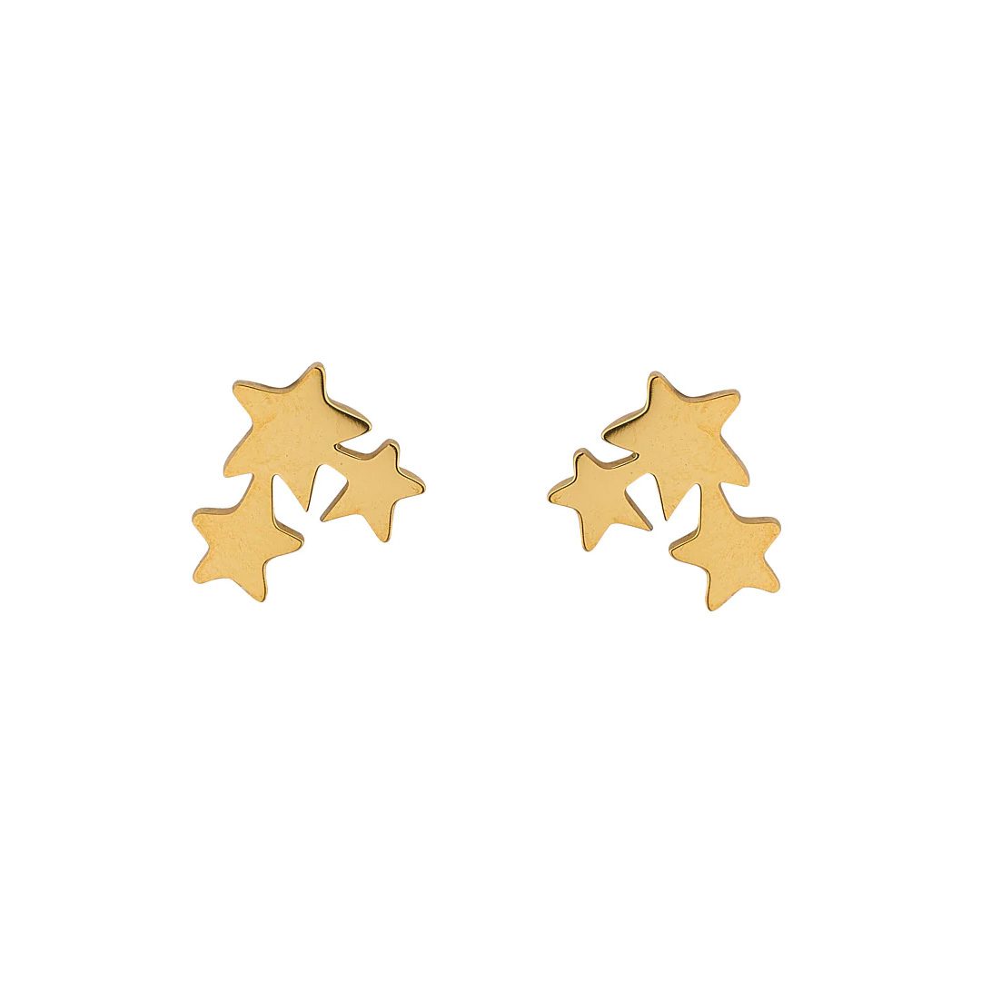 Star shop cluster earrings