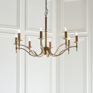 Antique Brass 8lt Pendant