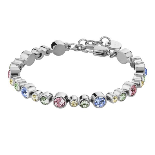 TERESIA Bracelet with Crystals Multi Coloured/Silver