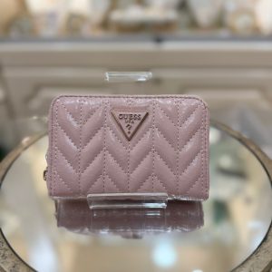 GUESS Cheryl Quilted Wallet Light Rose