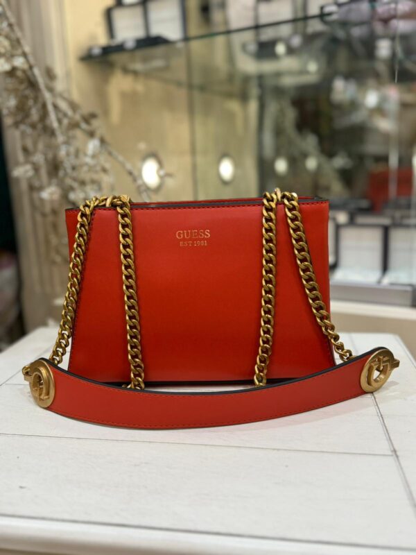 GUESS Masie Mini Crossbody Bag Orange