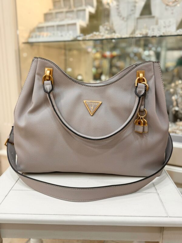 GUESS Cosette Charm Shopper Taupe
