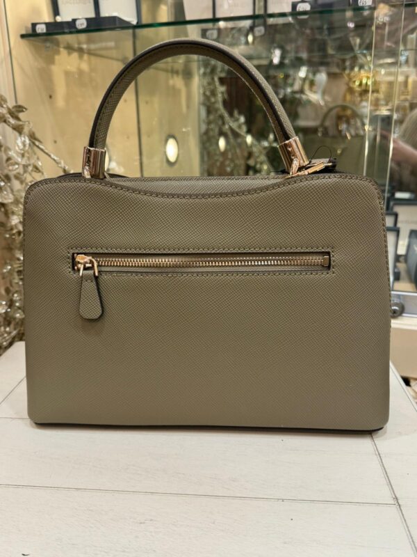 GUESS Gizele Saffiano Handbag Sage - Image 2