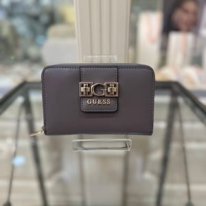 GUESS Jane Mini Wallet Dark Taupe