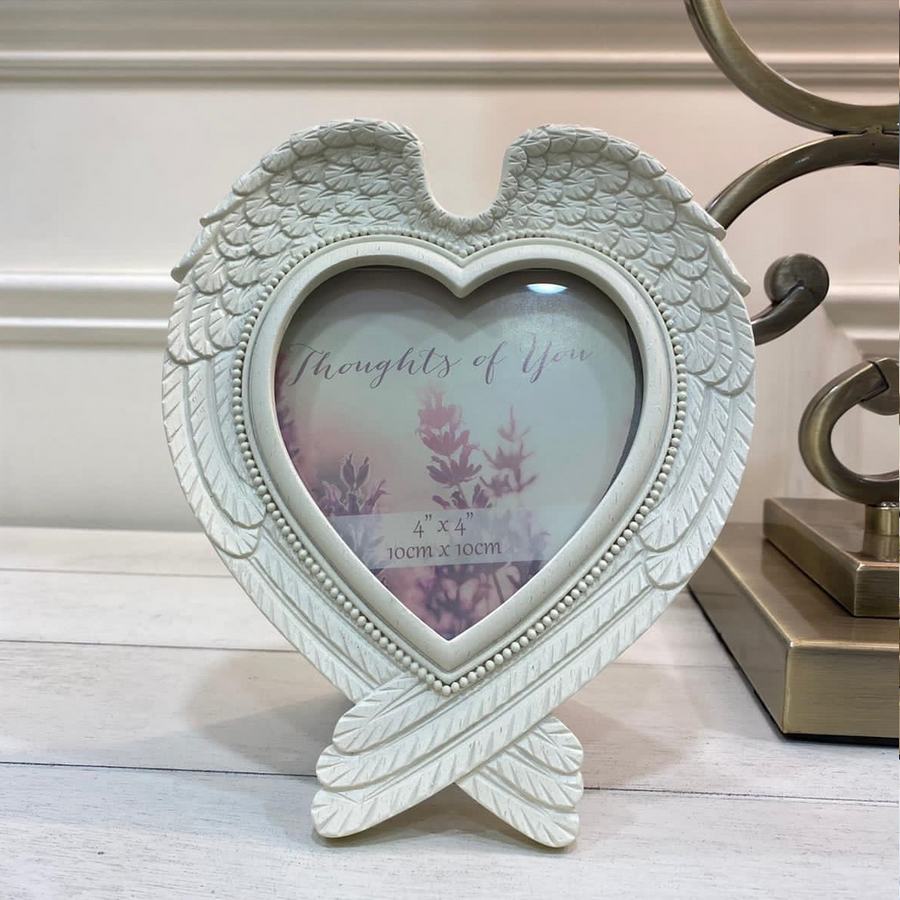 Thoughts Of You Heart Shaped Wing Photo Frame 4 X 4 10 Cm X 10 Cm Allure Online Shop Thoughts Of You Heart Shaped Wing Photo Frame 4 X 4 10 Cm X 10 Cm Allure Online Shop