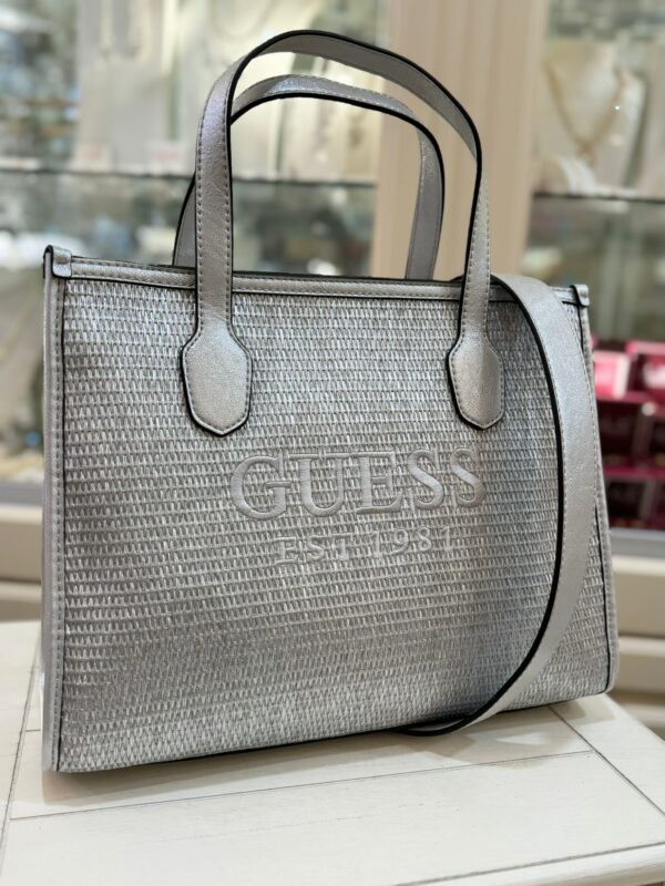 GUESS Silvana Handbag Silver - Image 2